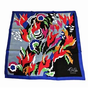 Cacharel LouLou Colorful Scarf  in great used condition- 23”x 23” multicolor